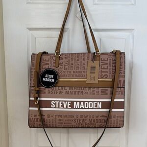 Steve Madden Brown Tote Bag